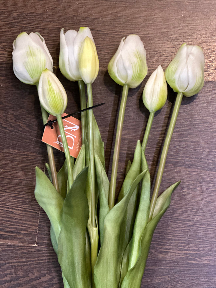 Tulpen bos (7 tulpen) - Real Touch - diverse kleuren