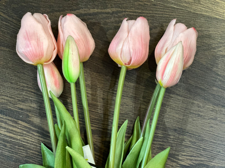 Tulpen bos (7 tulpen) - Real Touch - diverse kleuren