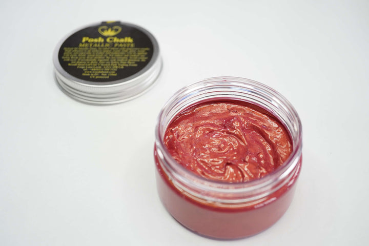 Posh Chalk METALLIC paste - Red Alizarin 110ml