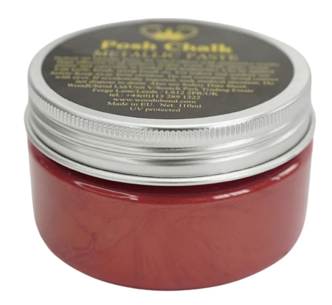 Posh Chalk METALLIC paste - Red Alizarin