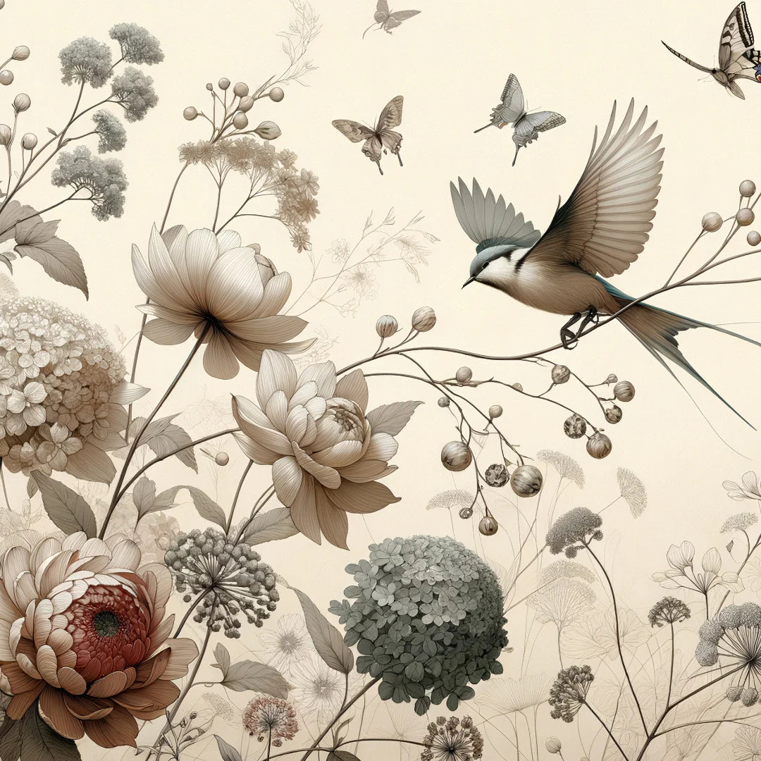 Pale Blossom - Mint by Michelle decoupage papier A1