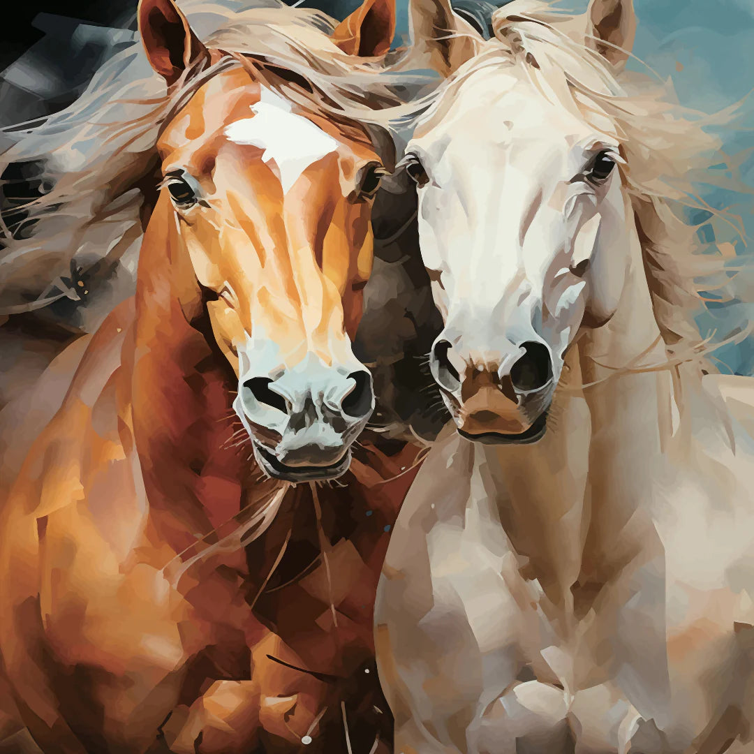 Majestic Horses - Mint by Michelle decoupage papier A1