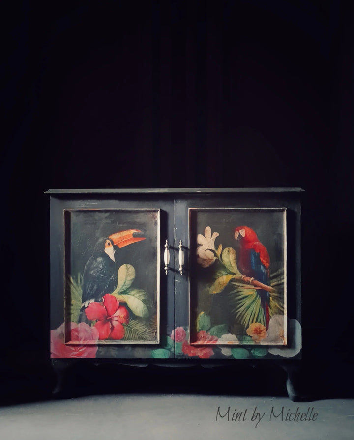 Parrot - Mint by Michelle decoupage papier A3