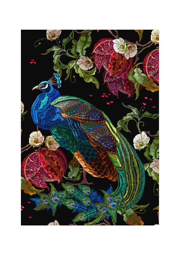 Peacock - Mint by Michelle decoupage papier A3