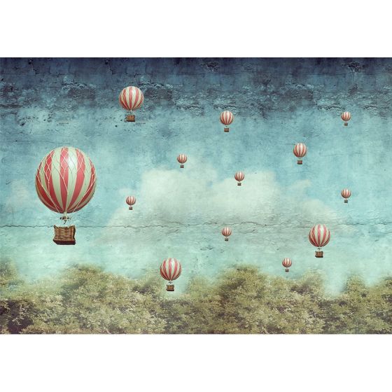 Air Balloons - Mint by Michelle decoupage papier A1