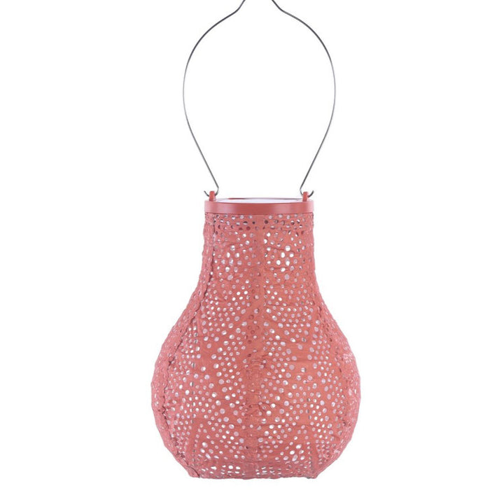 Lumiz Solar Lampion - Bulb 16cm Ikat (Oranje)