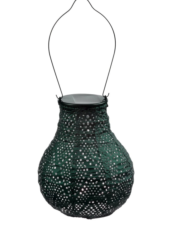 Lumiz Solar Lampion - Bulb 16cm Ikat (Green)