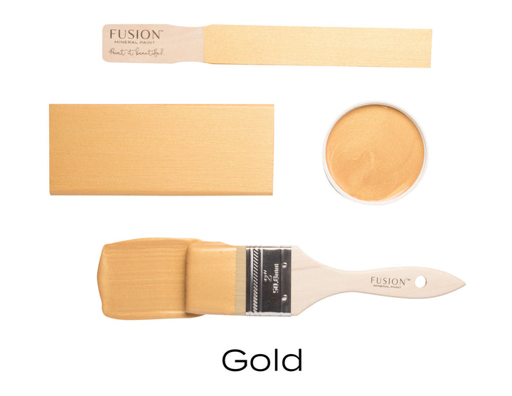 Fusion Mineral Paint Metallics - GOLD