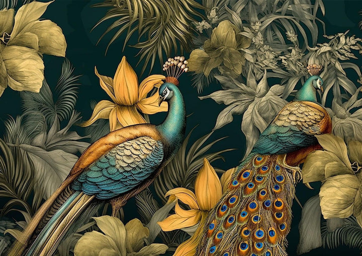 A peacock pair - Mint by Michelle decoupage papier A1