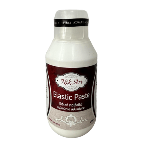 Nik-Art Elastic Paste - 380gr (Wit of Zwart)