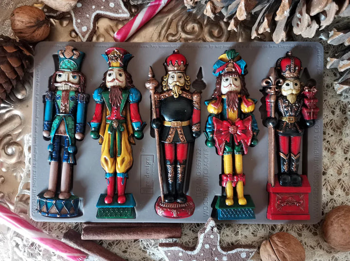 Mal - Re-design with Prima - Wooden Nutcracker