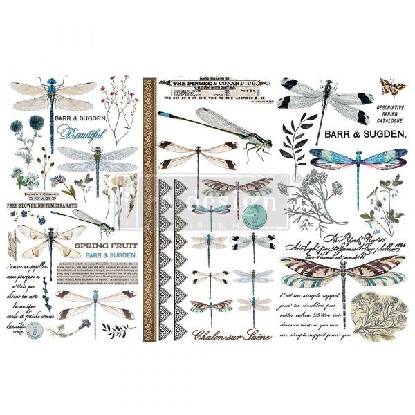 Mini transfer "Spring Dragonfly" by Redesign with Prima