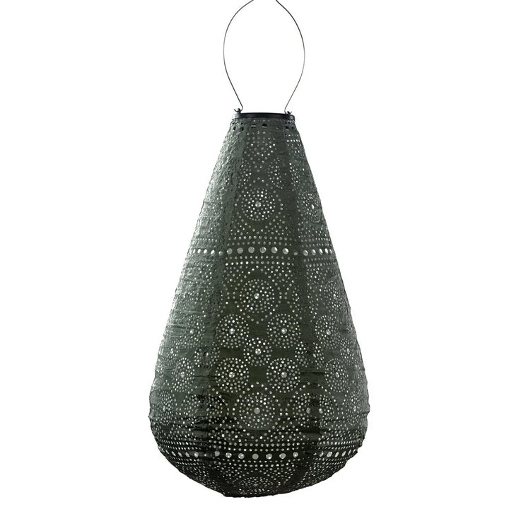 Lumiz Solar Lampion - Drop 28cm Spectare (Sage green)