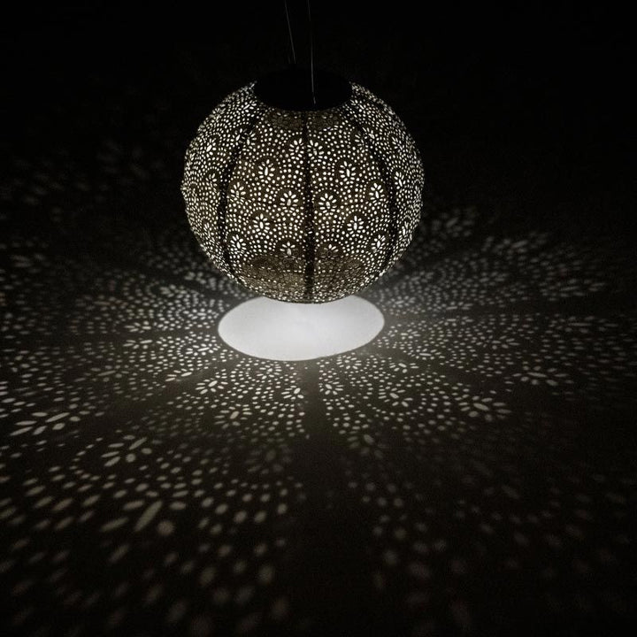 Lumiz Solar Lampion - Round 30cm Ikat (Koper)