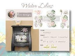 Mini transfer "Water Lilies" by Redesign with Prima