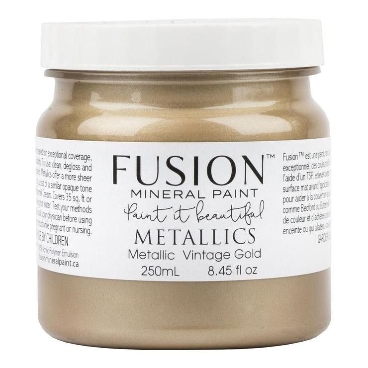 Fusion Mineral Paint Metallics - VINTAGE GOLD